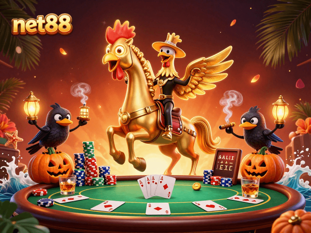 Experience thrilling gameplay opportunities at net88 with a spectacular casino scene featuring vibrant characters.