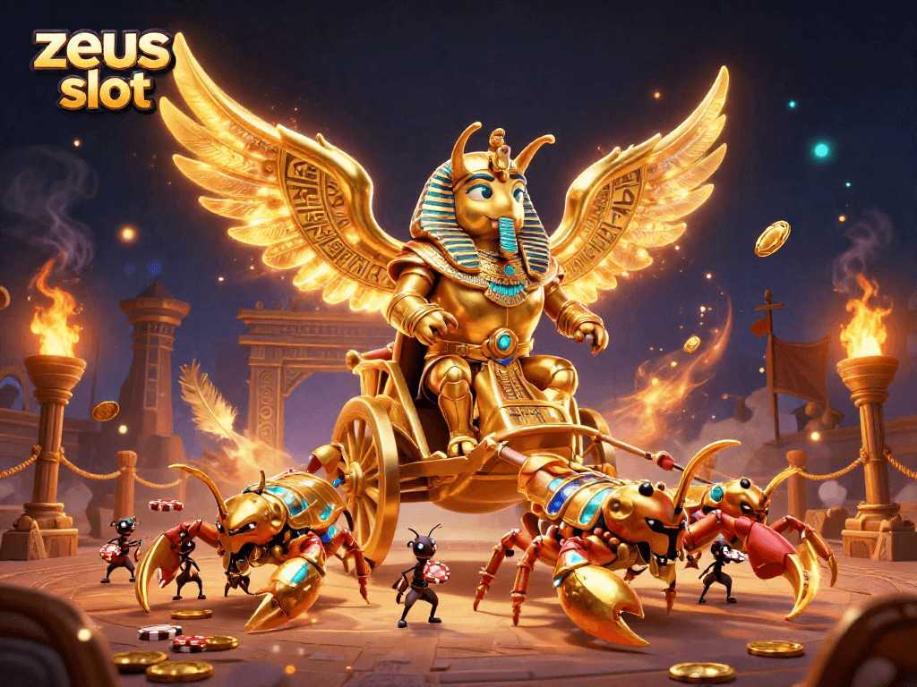 Experience the thrill of zeus slot with colossal characters and dynamic casino elements adding excitement to the game.