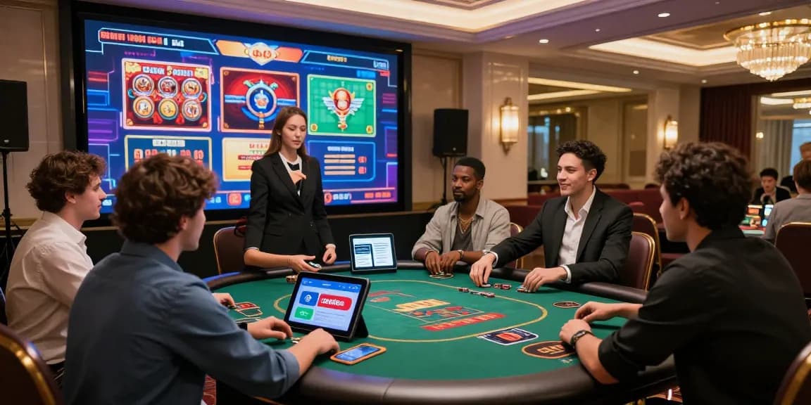 Engaging scene of players enjoying a dynamic gaming experience on the OPEN888 digital platform.