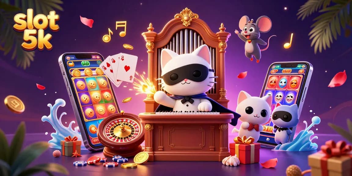 Play exciting slot 5k games with dynamic visuals and enticing casino elements.