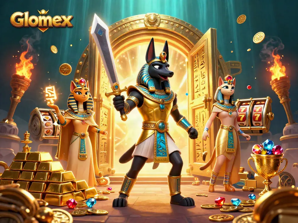Engage in diverse gaming thrills with Glomex by spinning vibrant slot reels and winning jackpots.