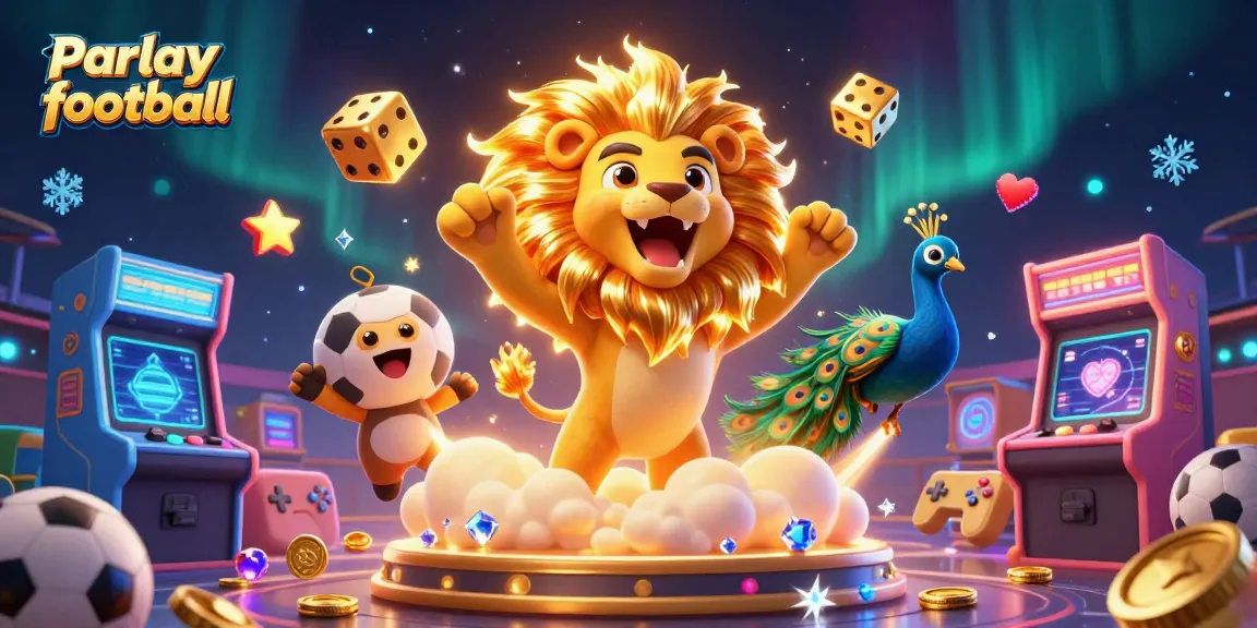 Engage in parlay football action with vivid 3D characters and dynamic game elements.