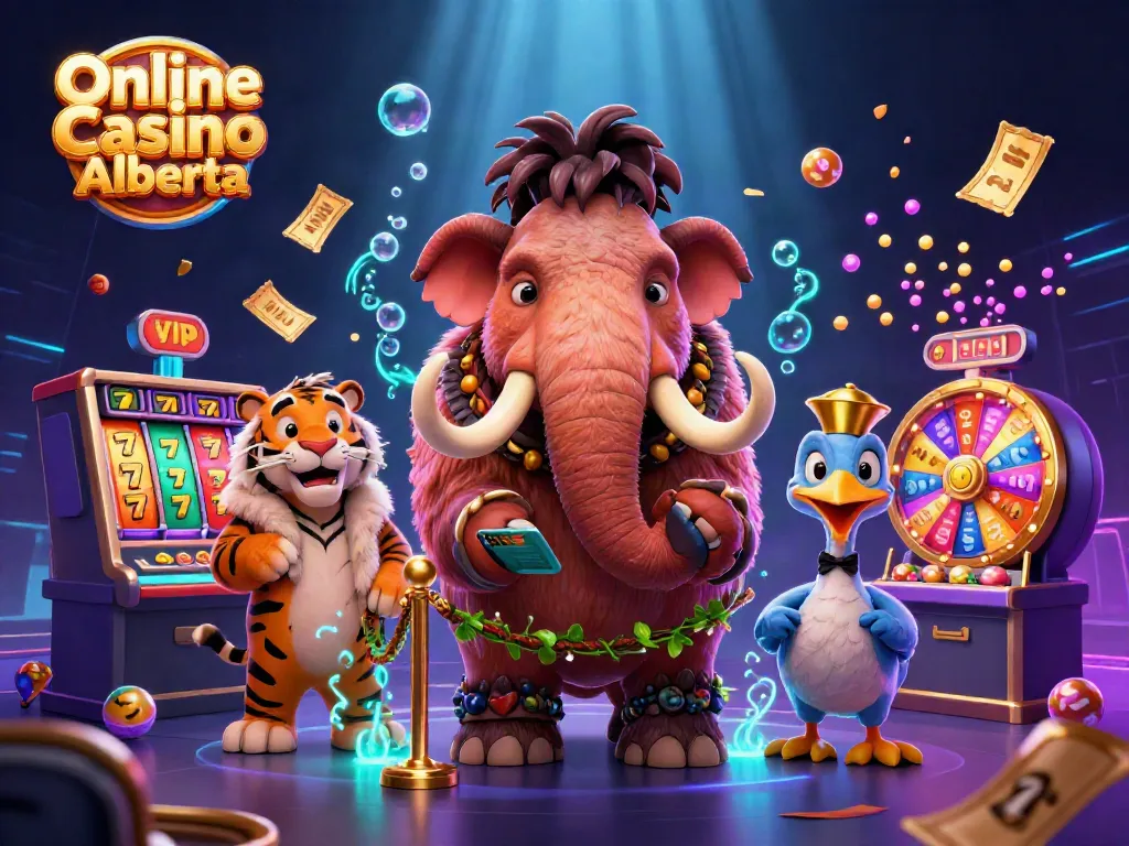 Experience thrilling games at Online Casino Alberta with vibrant characters and dynamic elements.