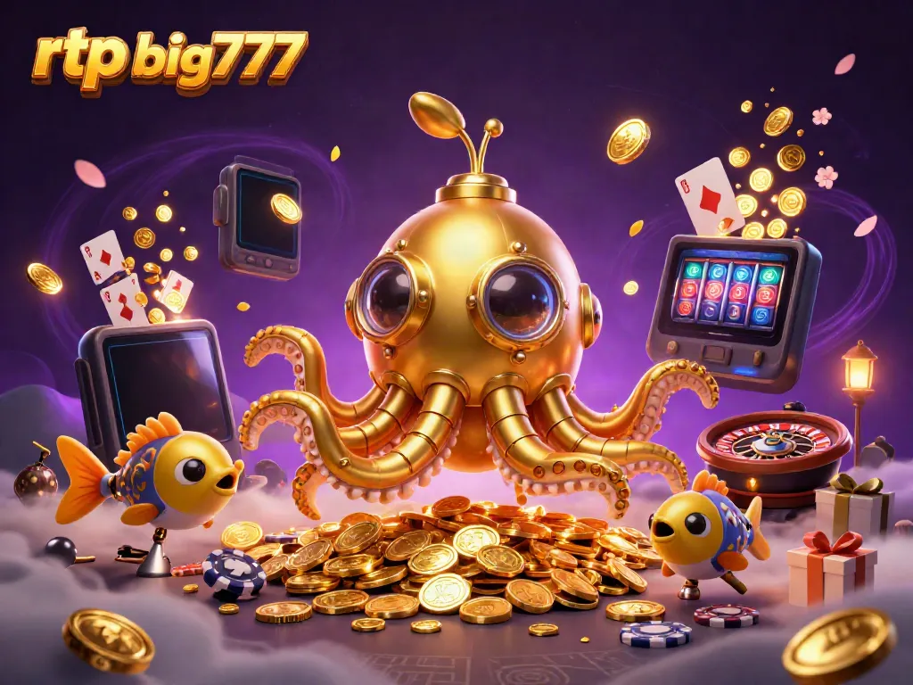 Win big with rtp big777 as the golden kraken emerges from coins and slot games.