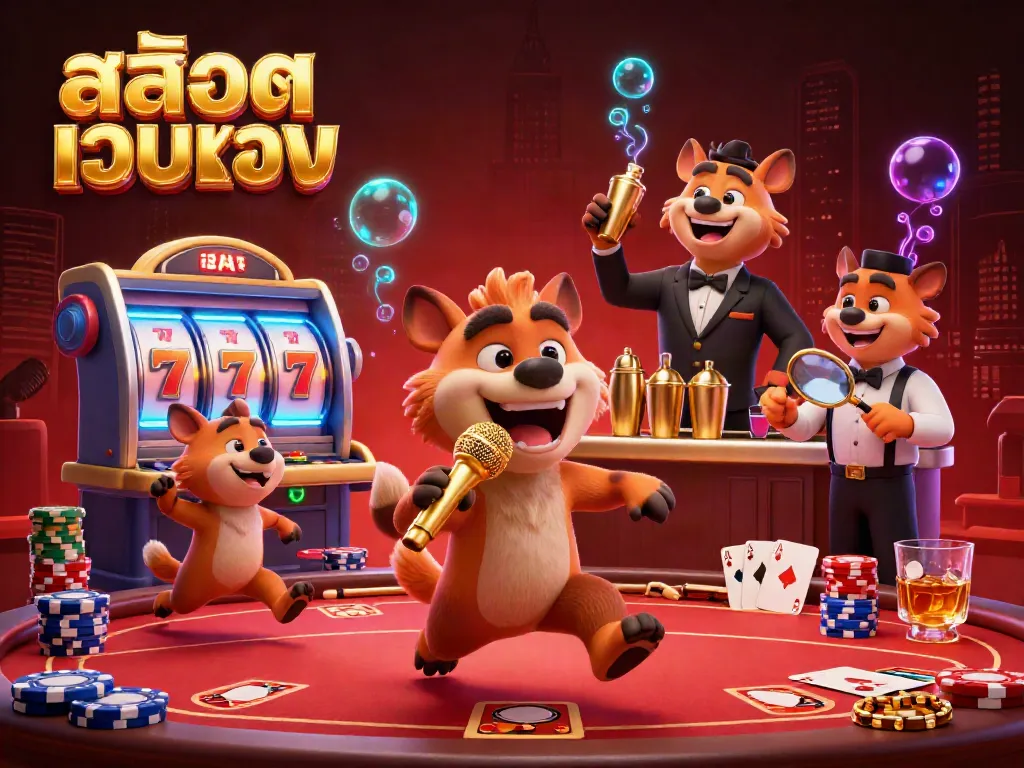 สนุกกับการเล่นเกมสล็อตเว็บตรงในคาสิโนที่มีบรรยากาศตลกขบขัน