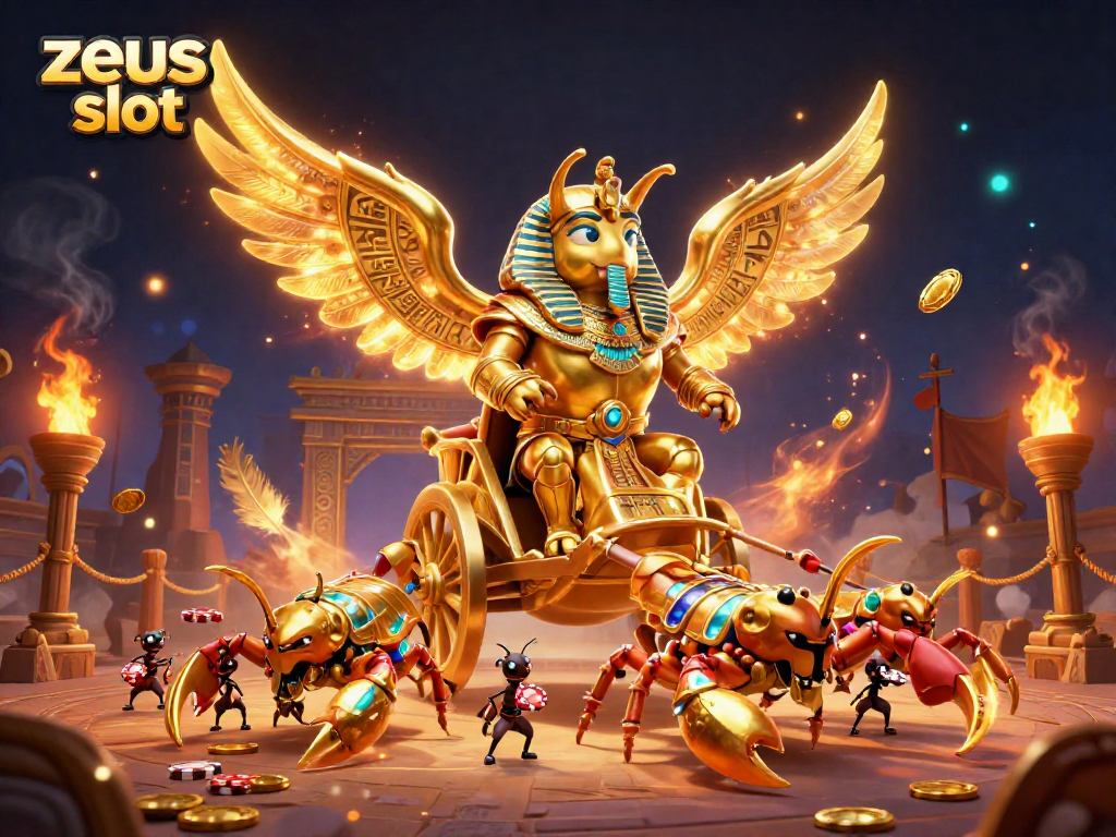 Experience the thrill of zeus slot with colossal characters and dynamic casino elements adding excitement to the game.