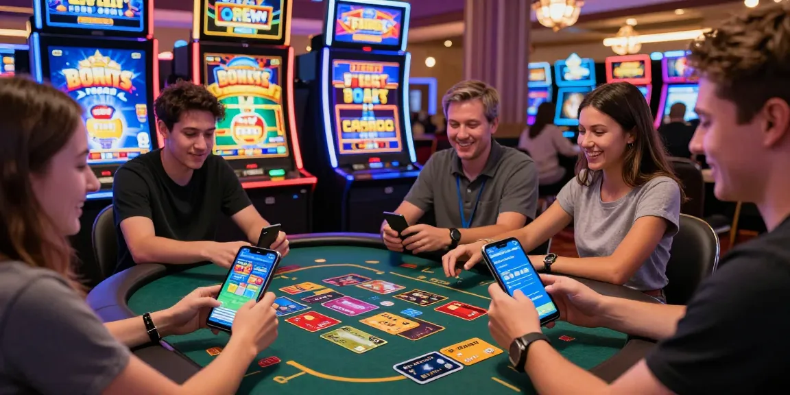 Players enjoying credit card casinos at https://thebls.org.uk with vibrant games and bonuses.