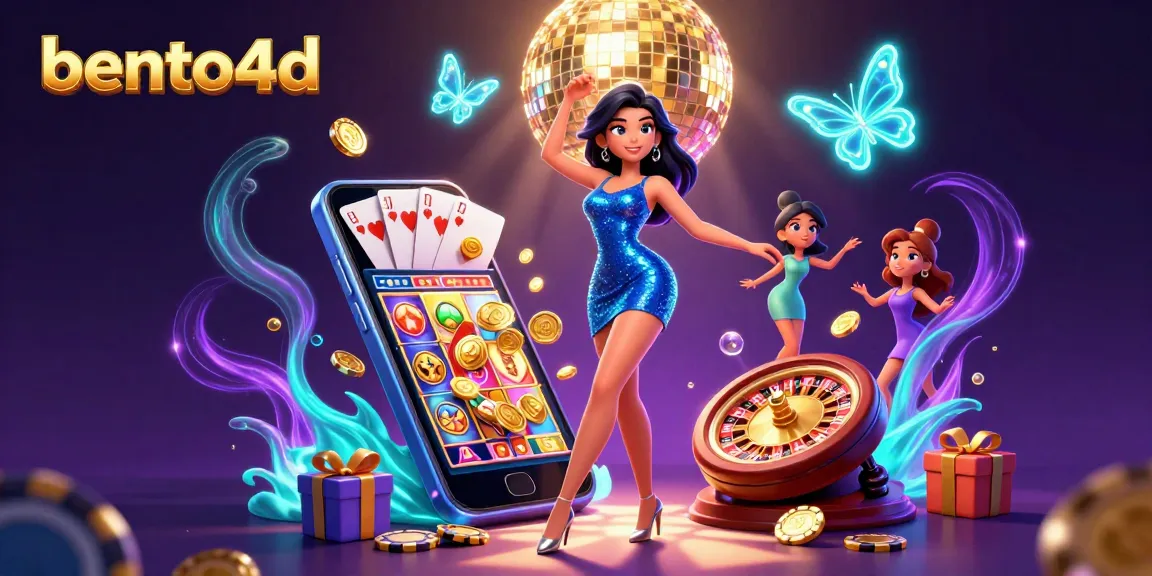 Menang besar di bento4d dengan permainan slot yang menarik yang menampilkan suasana kasino yang mewah.