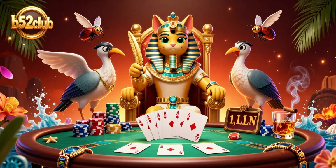 Engage in thrilling gameplay with b52club’s vibrant poker scene featuring dynamic characters and rich details.
