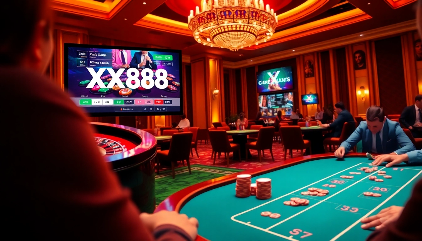 Engage with thrilling action at xx88 casino, featuring dynamic poker games and roulette.
