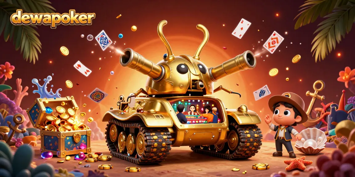 Engage in winning strategies with dewapoker's captivating 3D casino scene full of surprises.