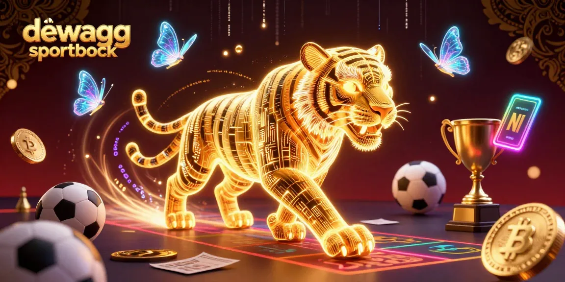 Bet on the excitement of dewagg sportbook with a dynamic 3D casino scene showcasing sports elements.