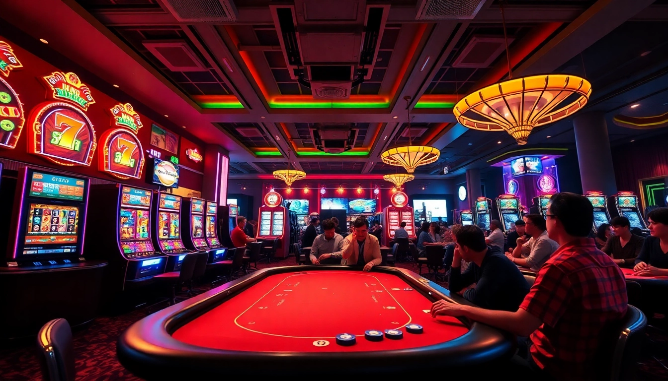 Experience the excitement of bolagacor's online gambling scene, featuring vibrant games and players engaged in thrilling activities.