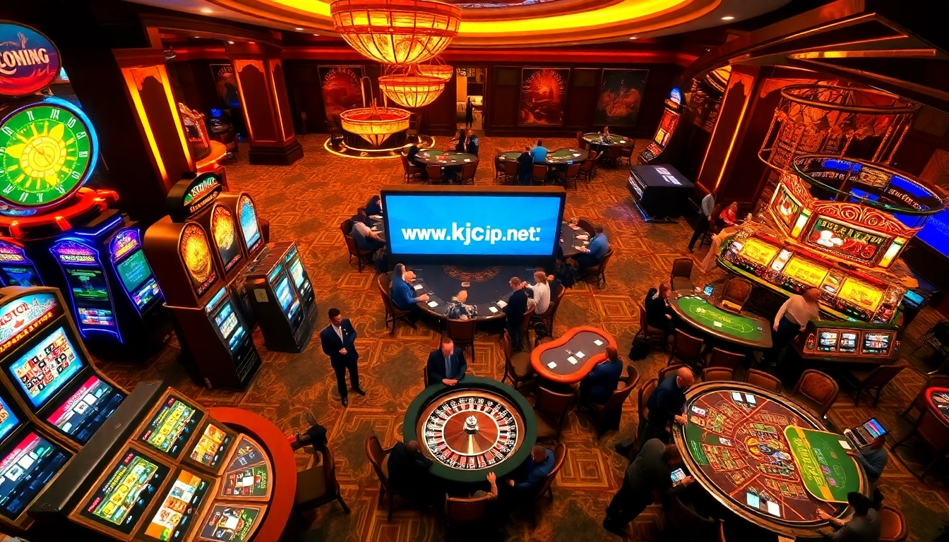 Experience the thrill of gambling at https://kjc.jp.net/ with vibrant slot machines and poker tables.