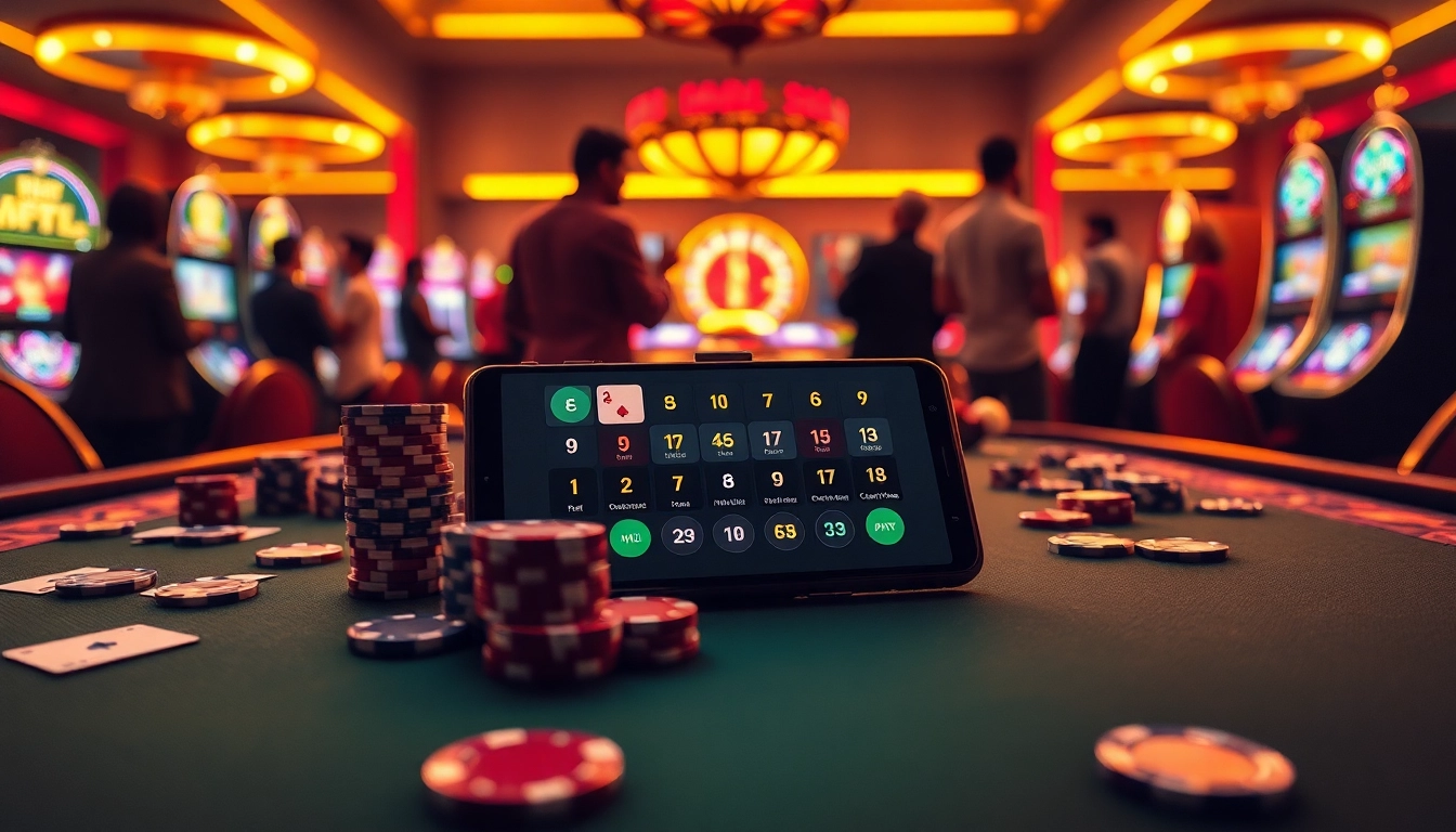 S8 casino players engage at a luxurious table with poker chips and roulette.