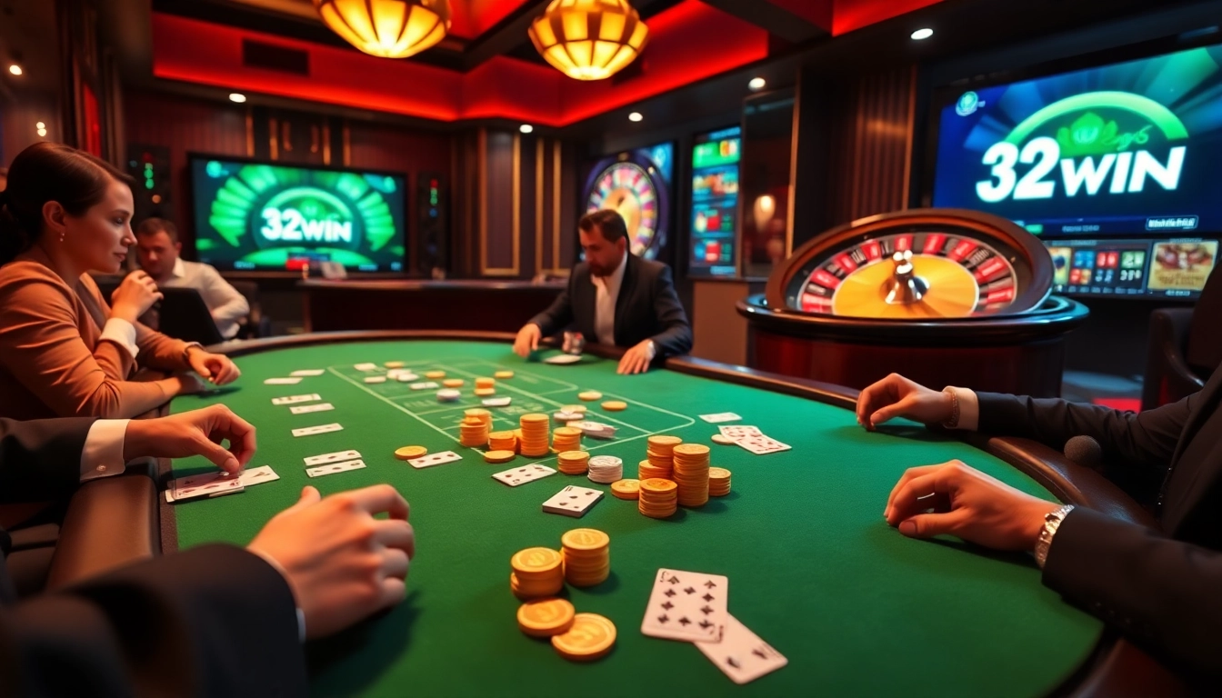 Experience the thrill of high-stakes poker at 32win11.net's luxurious casino.