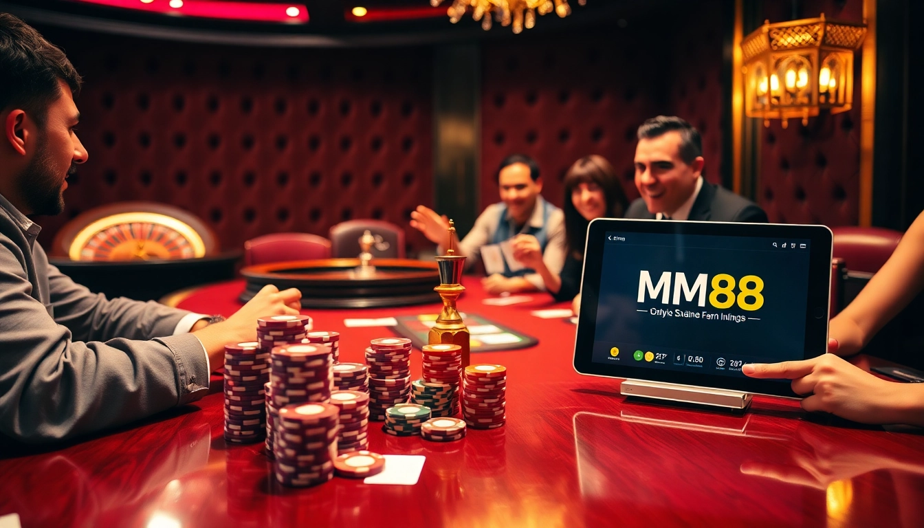 Experience high-stakes gaming excitement with chips and cards at https://mm88.tokyo/ casino.