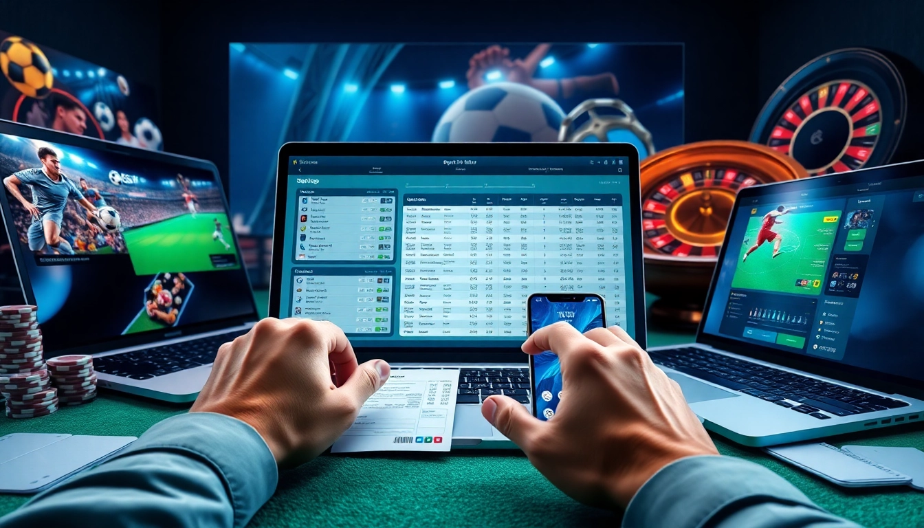 Experience สมัครแทงบอล seamless interface, featuring modern sports betting visuals and engaging user experience.