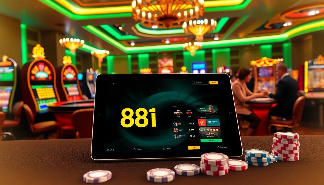 Players enjoy exciting games at 88i casino, showcasing vibrant roulette and slot machines.