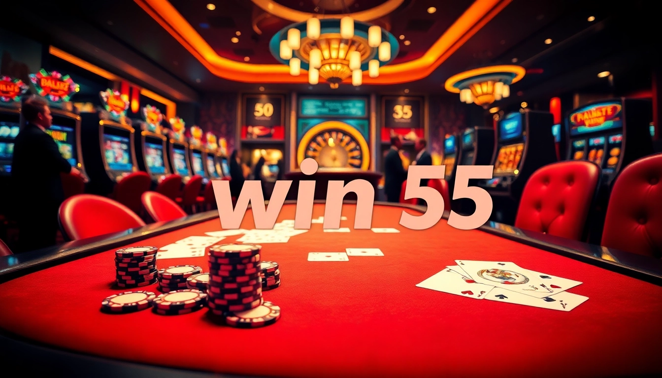 Experience vibrant casino excitement with the winning strategy of win 55 at the poker table.