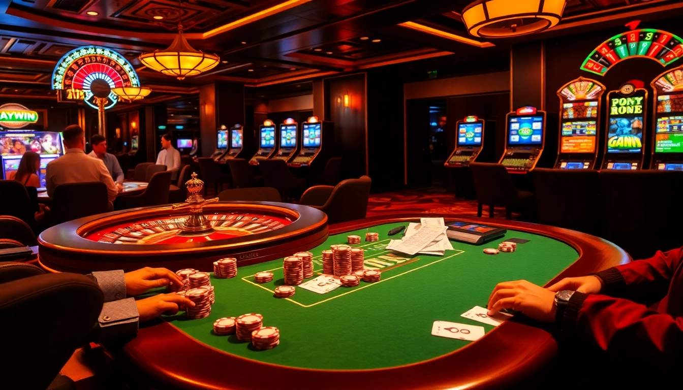 Engage in thrilling gameplay at 1haywin.us.com with vibrant casino visuals and professional ambiance.