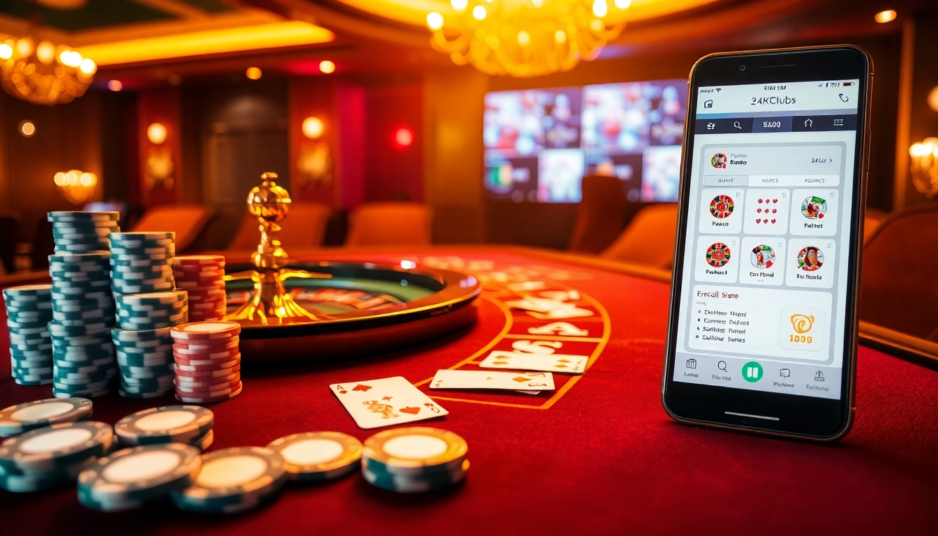 Trải nghiệm cảm giác cược đầy hồi hộp tại 24kclub với bàn casino sang trọng và các trò chơi hấp dẫn.