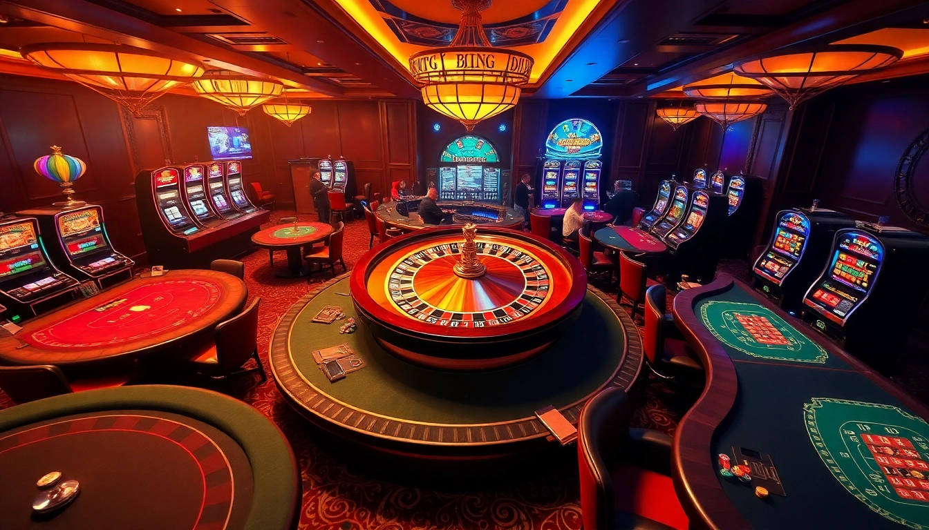 Experience the thrill of winning at 79king with vibrant casino tables and excited players.