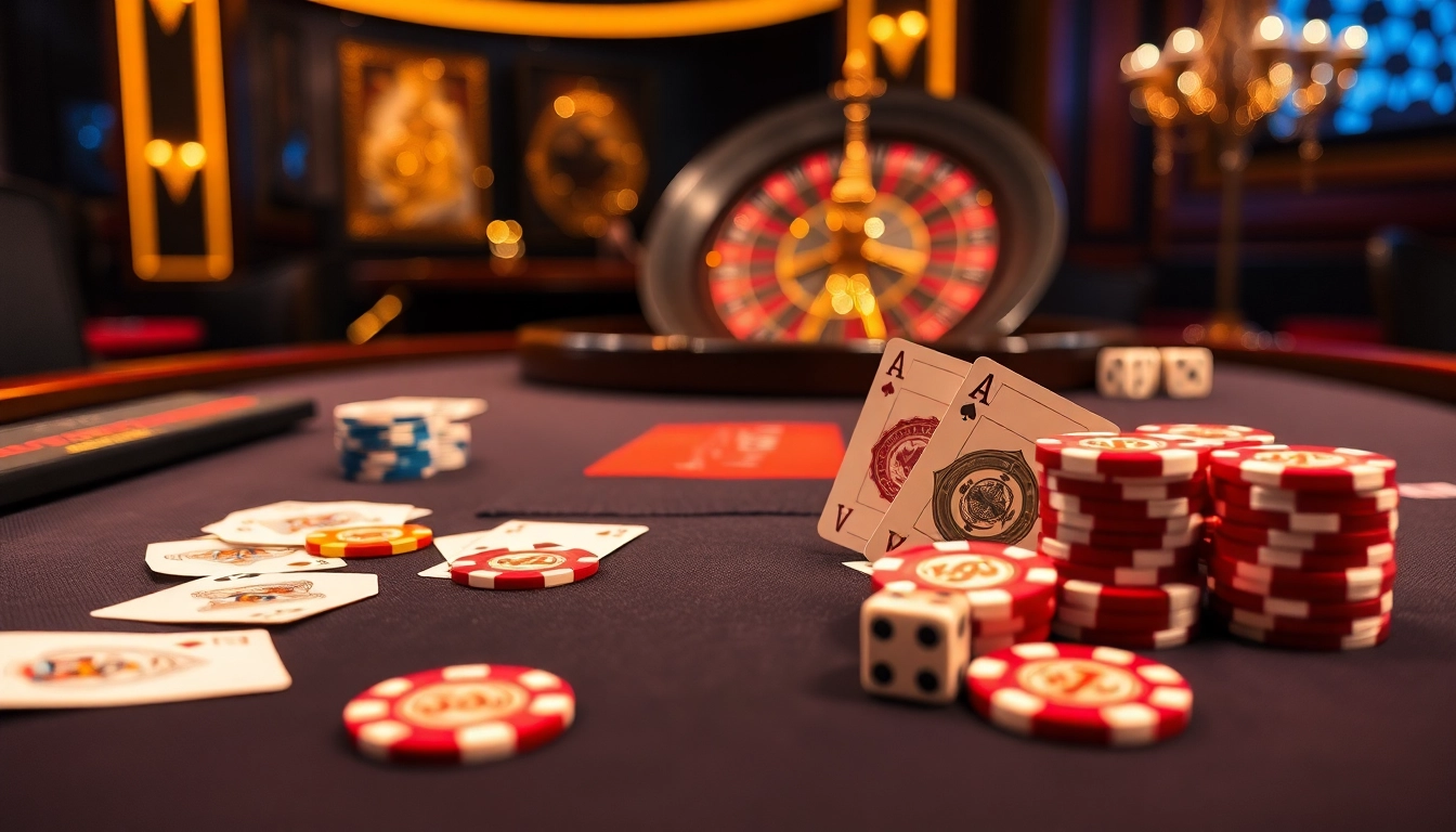 Experience the thrill of high-stakes poker at 789WIN casino with vibrant cards and chips.