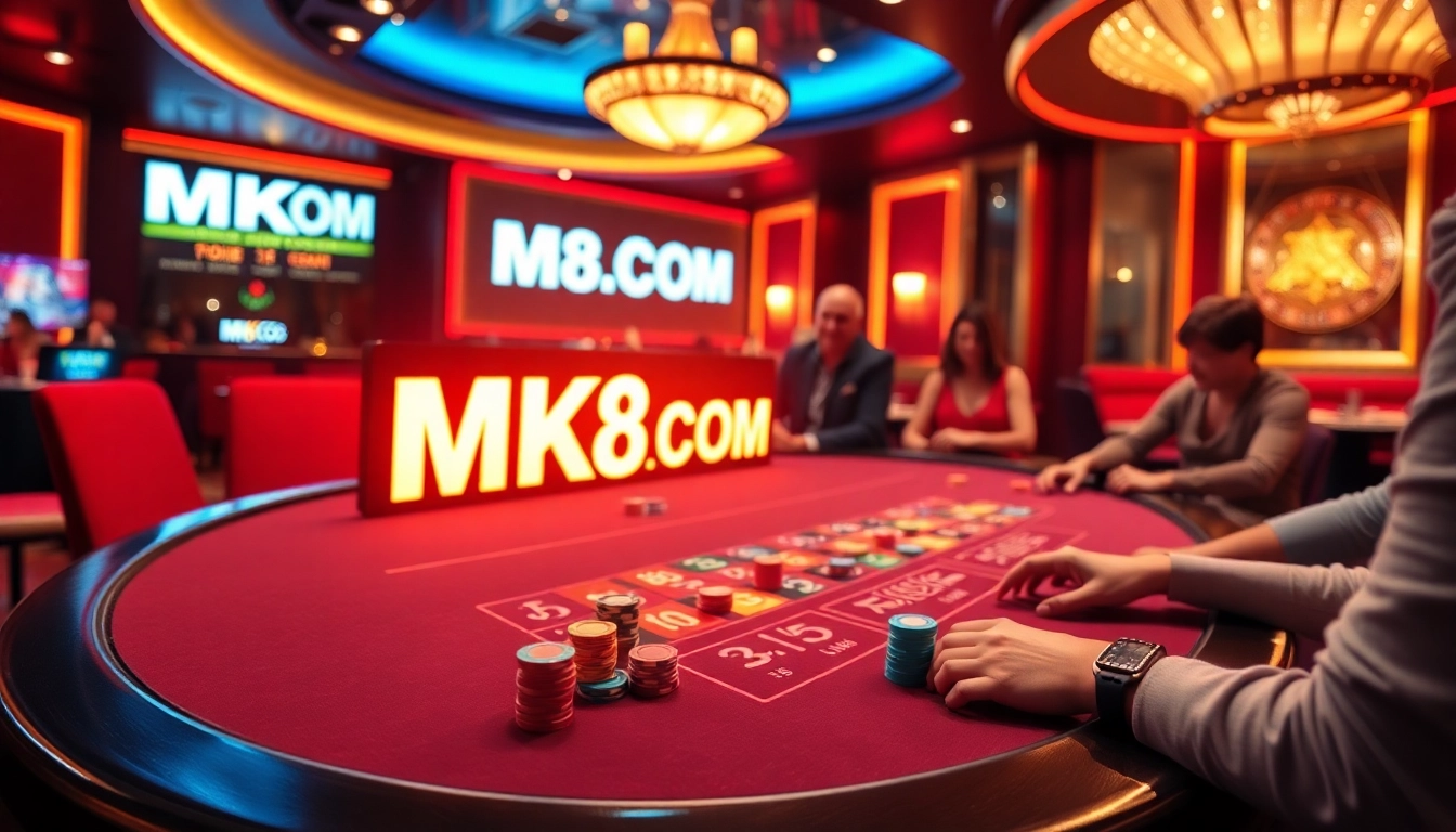 Experience the thrill of winning at MK8.COM with vibrant poker games and lively casino atmosphere.