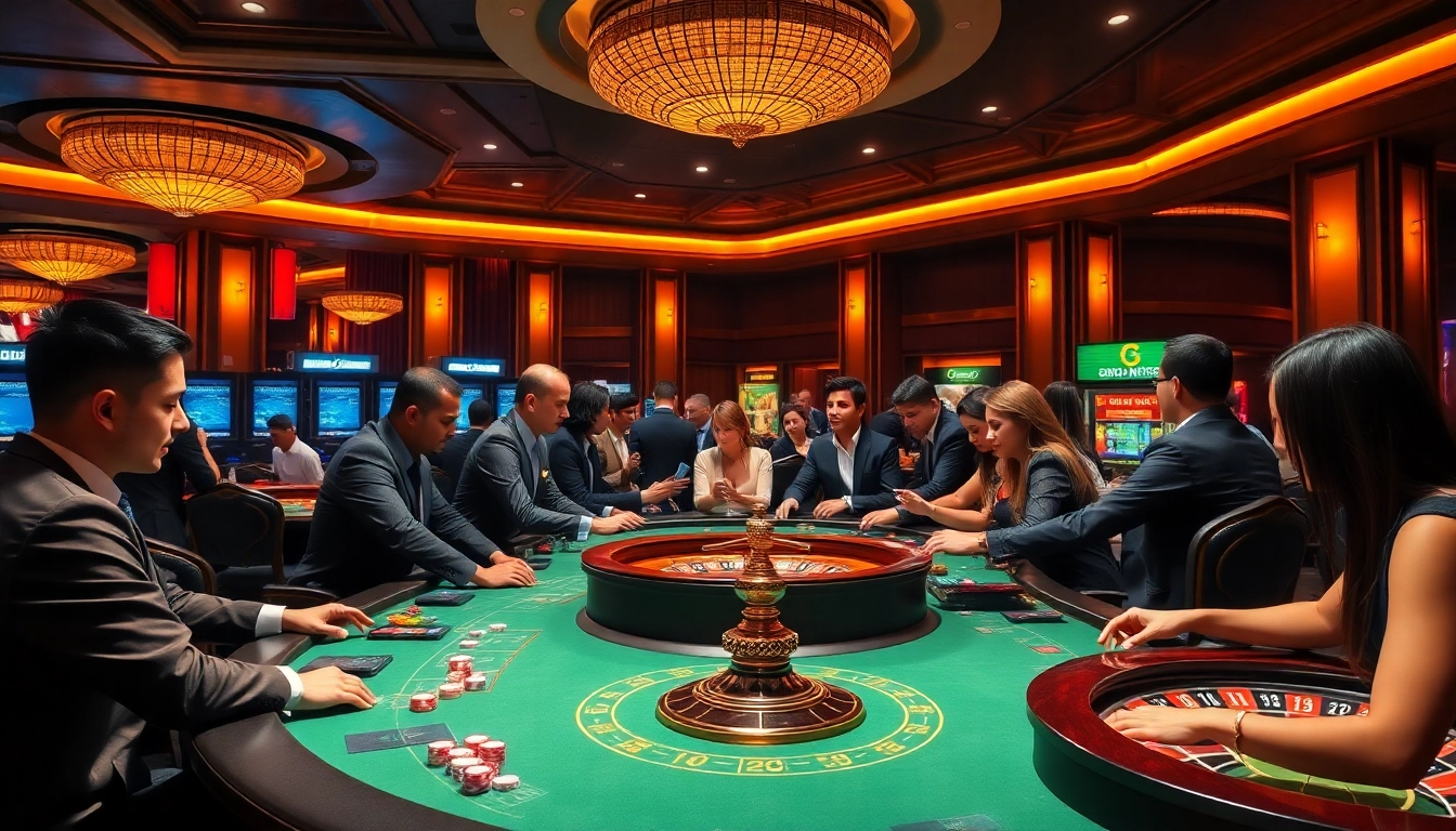SBOBET enhances sports betting excitement at a luxurious casino gaming table.