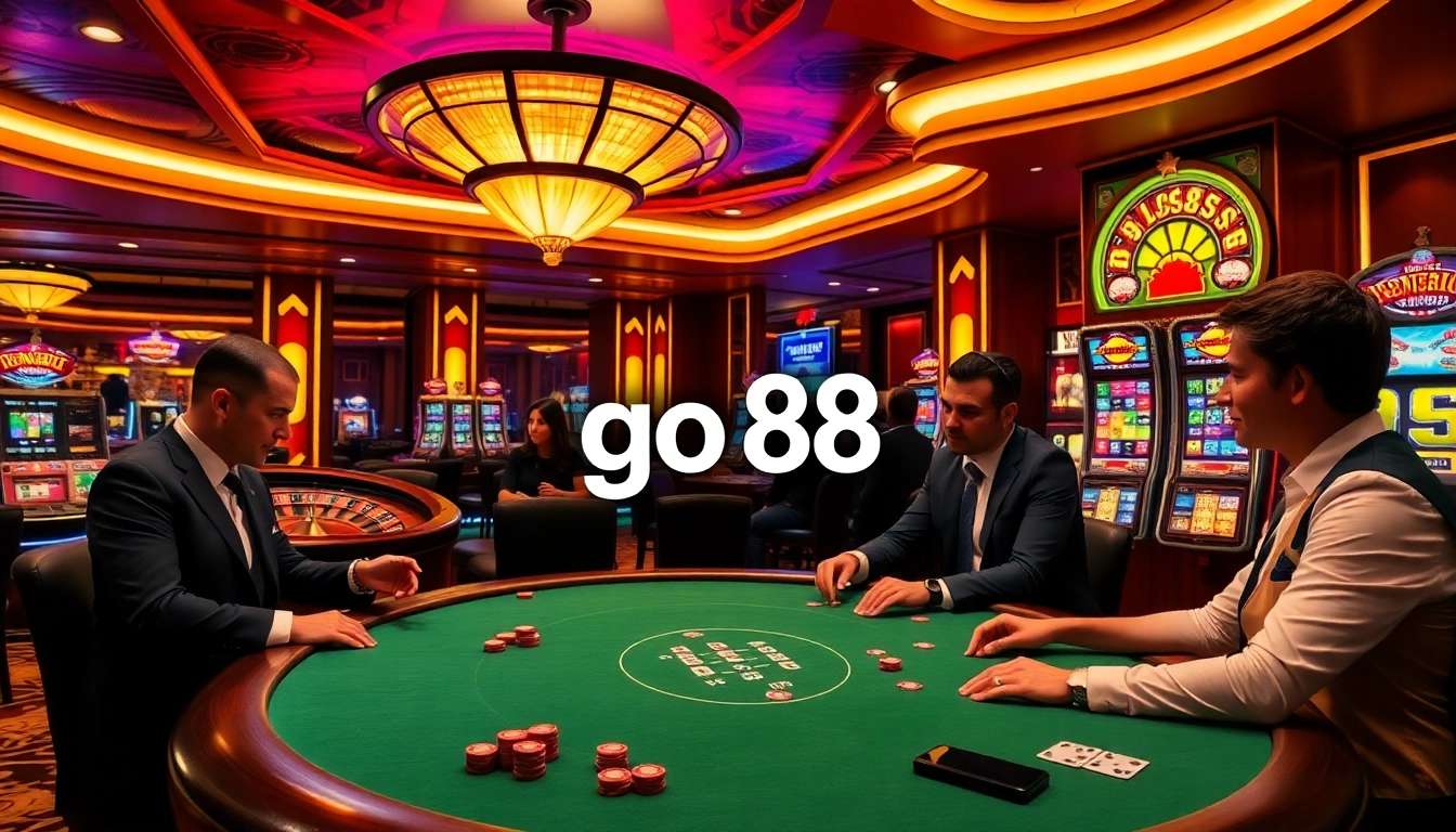 Experience thrilling casino action at go 88 with vibrant poker tables and exciting games.