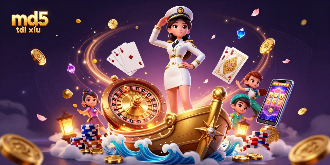 Experience excitement in md5 tài xỉu with dynamic 3D casino elements and a captivating scene.