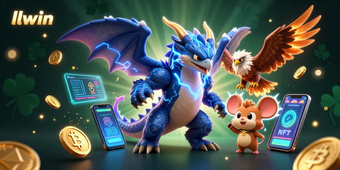 Play exciting games at llwin with vibrant characters and stunning cryptocurrency visuals.