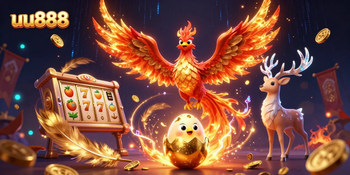 Spin the reels of uu888 with dynamic golden phoenix and jackpot symbols, immersing in the excitement.