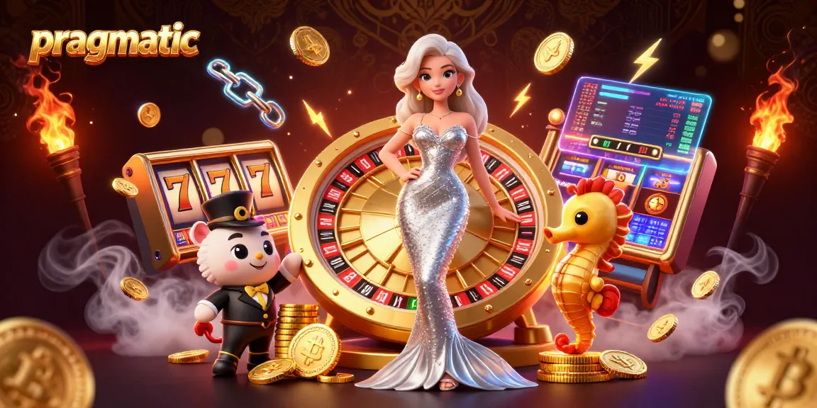 Spin the pragmatic slot reels with vibrant characters celebrating a jackpot win in a lavish casino scene.